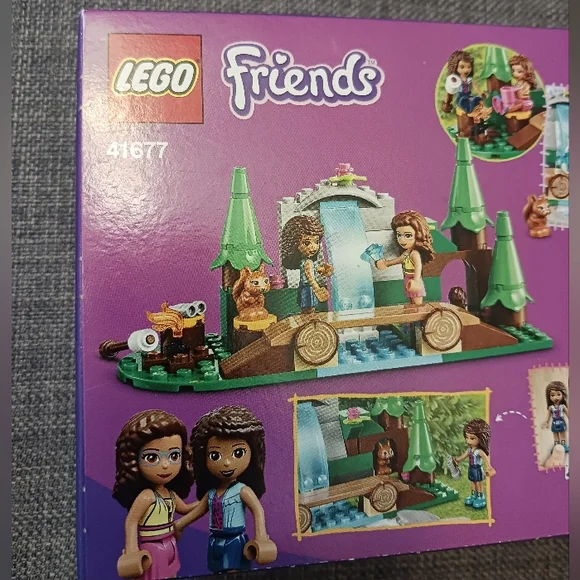 Yr 2021 LEGO Set Friends Forest Waterfall 41677 (93 pcs.) New - Picture 6 of 7